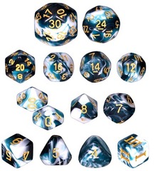 DCC Dungeon Crawl Classics Dice Set - Typhoon 14pc